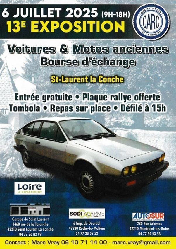 Exposition Auto Moto St-Laurent la Conche 2025